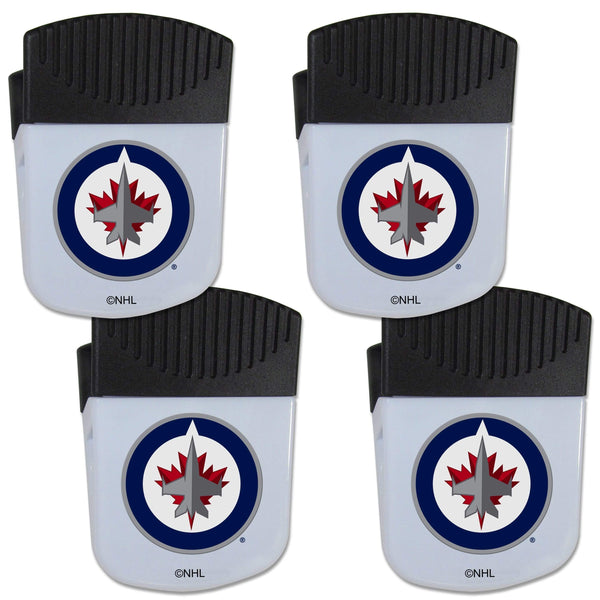 Sports Cool Stuff NHL - Winnipeg Jets Chip Clip Magnet with Bottle Opener, 4 pack JM Sports-7