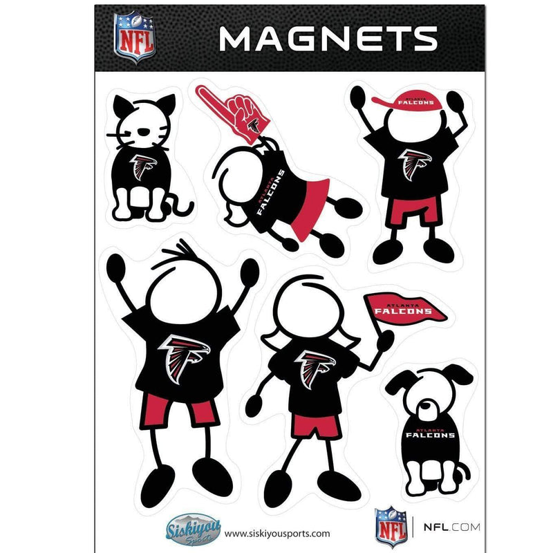 Sports Home & Office Accessories NFL - Atlanta Falcons Family Magnet Set JM Sports-7