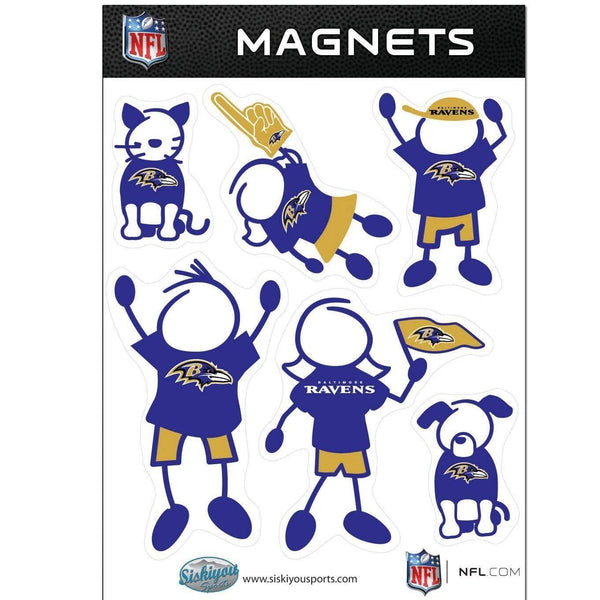 NFL - Baltimore Ravens Family Magnet Set