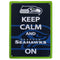 Sports Home & Office Accessories NFL - Seattle Seahawks Keep Calm Sign JM Sports-11