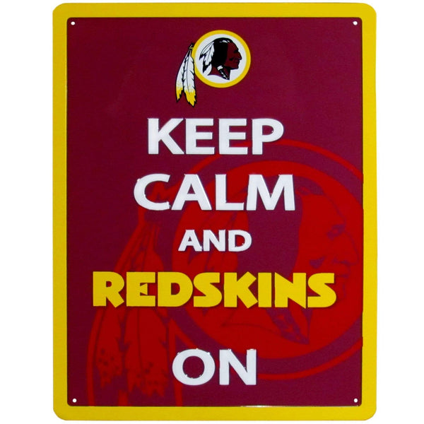Sports Home & Office Accessories NFL - Washington Redskins Keep Calm Sign JM Sports-11