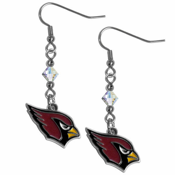 Sports Jewelry & Accessories NFL - Arizona Cardinals Crystal Dangle Earrings JM Sports-7