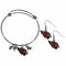 Sports Jewelry & Accessories NFL - Arizona Cardinals Dangle Earrings and Charm Bangle Bracelet Set JM Sports-7
