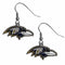 Sports Jewelry & Accessories NFL - Baltimore Ravens Chrome Dangle Earrings JM Sports-7
