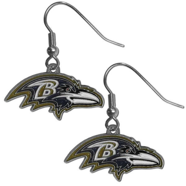 Sports Jewelry & Accessories NFL - Baltimore Ravens Dangle Earrings JM Sports-7