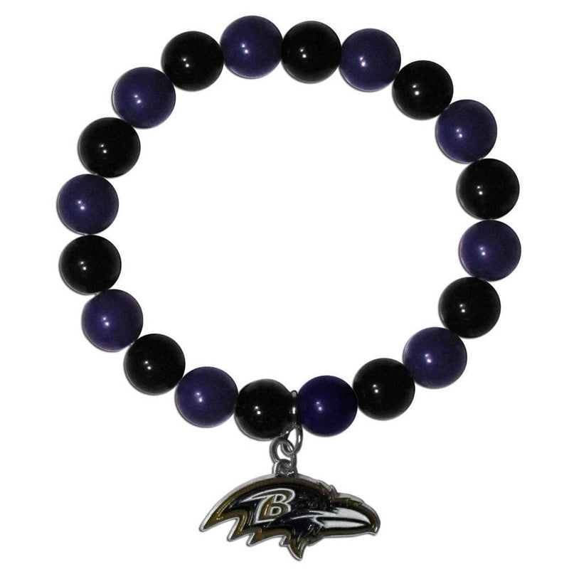 NFL - Baltimore Ravens Fan Bead Bracelet