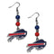 Sports Jewelry & Accessories NFL - Buffalo Bills Fan Bead Dangle Earrings JM Sports-7