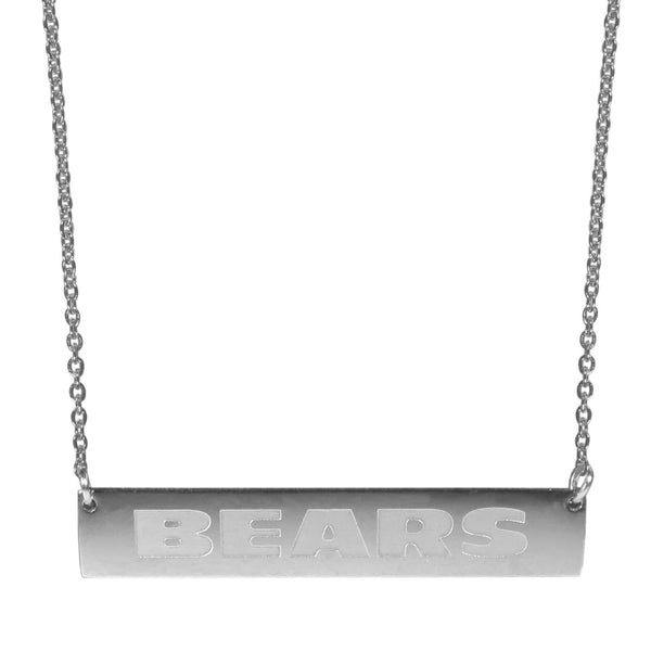 Sports Jewelry & Accessories NFL - Chicago Bears Bar Necklace JM Sports-7