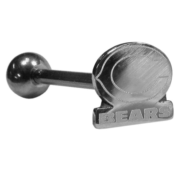 Sports Jewelry & Accessories NFL - Chicago Bears Barbell Tongue Ring JM Sports-7