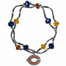 Sports Jewelry & Accessories NFL - Chicago Bears Crystal Bead Bracelet JM Sports-7