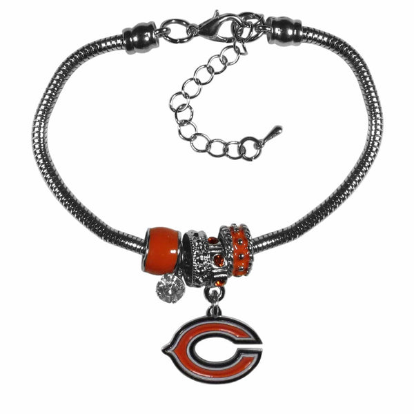 Sports Jewelry & Accessories NFL - Chicago Bears Euro Bead Bracelet JM Sports-7