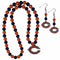 Sports Jewelry & Accessories NFL - Chicago Bears Fan Bead Earrings and Necklace Set JM Sports-7
