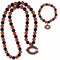 Sports Jewelry & Accessories NFL - Chicago Bears Fan Bead Necklace and Bracelet Set JM Sports-7