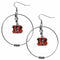 Sports Jewelry & Accessories NFL - Cincinnati Bengals 2 Inch Hoop Earrings JM Sports-7