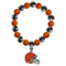 Sports Jewelry & Accessories NFL - Cleveland Browns Chrome Bead Bracelet JM Sports-7