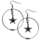 Sports Jewelry & Accessories NFL - Dallas Cowboys 2 Inch Hoop Earrings JM Sports-7