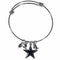 Sports Jewelry & Accessories NFL - Dallas Cowboys Charm Bangle Bracelet JM Sports-7
