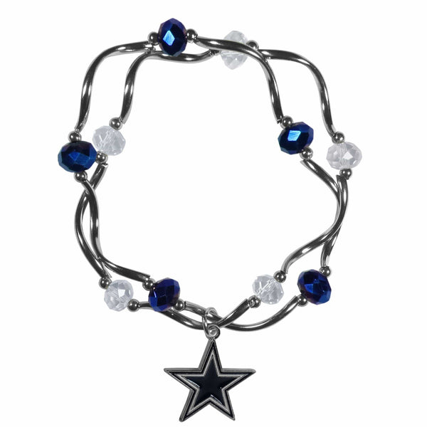Sports Jewelry & Accessories NFL - Dallas Cowboys Crystal Bead Bracelet JM Sports-7