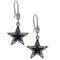 Sports Jewelry & Accessories NFL - Dallas Cowboys Crystal Dangle Earrings JM Sports-7