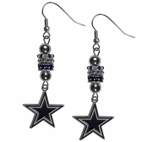 Sports Jewelry & Accessories NFL - Dallas Cowboys Euro Bead Earrings JM Sports-7