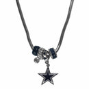 Sports Jewelry & Accessories NFL - Dallas Cowboys Euro Bead Necklace JM Sports-7