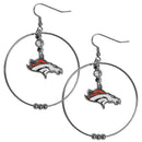 Sports Jewelry & Accessories NFL - Denver Broncos 2 Inch Hoop Earrings JM Sports-7