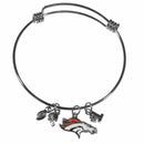 Sports Jewelry & Accessories NFL - Denver Broncos Charm Bangle Bracelet JM Sports-7