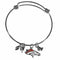 Sports Jewelry & Accessories NFL - Denver Broncos Charm Bangle Bracelet JM Sports-7
