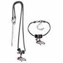 Sports Jewelry & Accessories NFL - Denver Broncos Euro Bead Necklace and Bracelet Set JM Sports-7