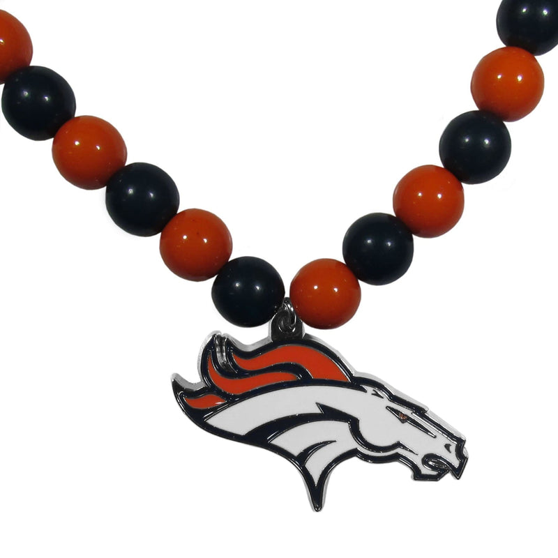 Sports Jewelry & Accessories NFL - Denver Broncos Fan Bead Necklace JM Sports-7