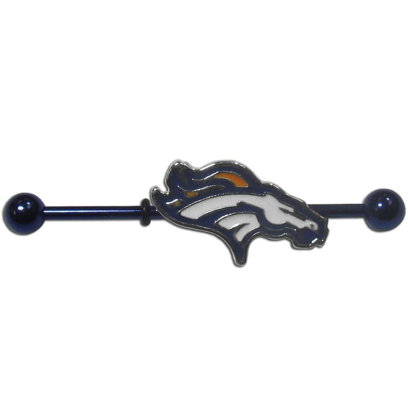 Sports Jewelry & Accessories NFL - Denver Broncos Industrial Slider Barbell JM Sports-7