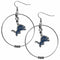 Sports Jewelry & Accessories NFL - Detroit Lions 2 Inch Hoop Earrings JM Sports-7