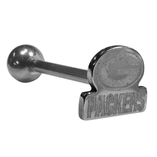 Sports Jewelry & Accessories NFL - Green Bay Packers Barbell Tongue Ring JM Sports-7
