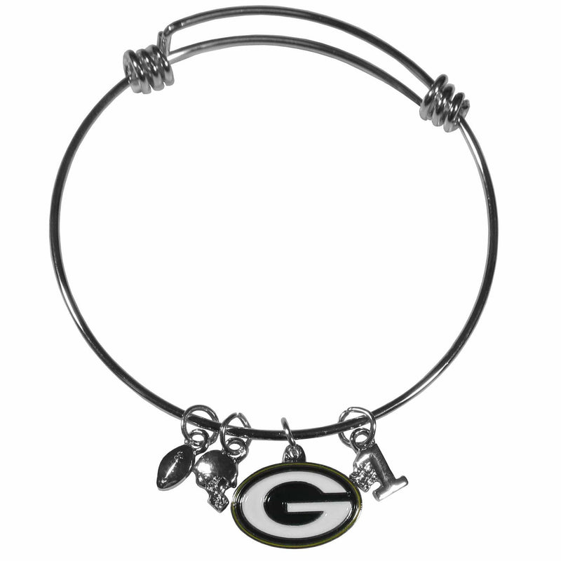 Sports Jewelry & Accessories NFL - Green Bay Packers Charm Bangle Bracelet JM Sports-7