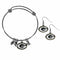 Sports Jewelry & Accessories NFL - Green Bay Packers Dangle Earrings and Charm Bangle Bracelet Set JM Sports-7