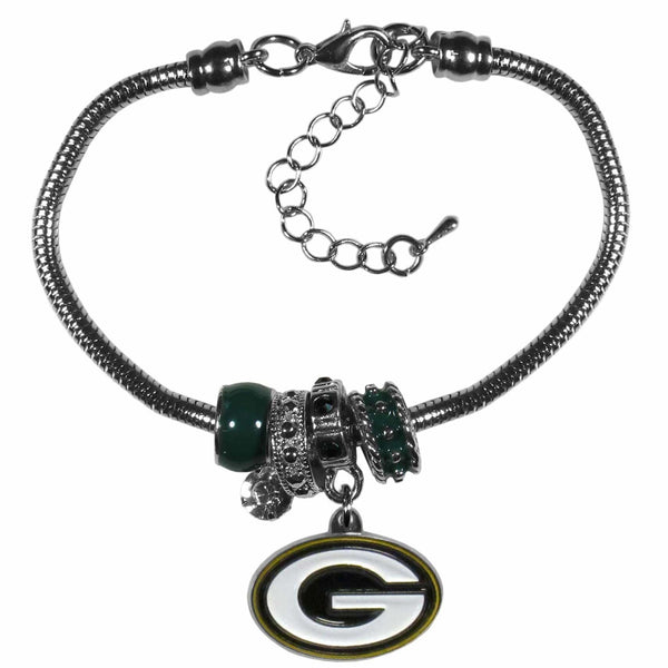 Sports Jewelry & Accessories NFL - Green Bay Packers Euro Bead Bracelet JM Sports-7