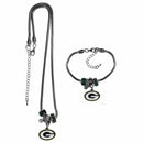 Sports Jewelry & Accessories NFL - Green Bay Packers Euro Bead Necklace and Bracelet Set JM Sports-7