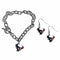 Sports Jewelry & Accessories NFL - Houston Texans Chain Bracelet and Dangle Earring Set JM Sports-7