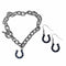 Sports Jewelry & Accessories NFL - Indianapolis Colts Chain Bracelet and Dangle Earring Set JM Sports-7