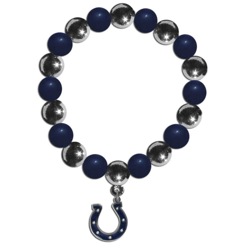 Sports Jewelry & Accessories NFL - Indianapolis Colts Chrome Bead Bracelet JM Sports-7