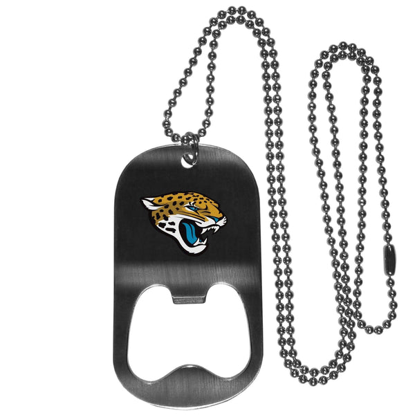 Sports Jewelry & Accessories NFL - Jacksonville Jaguars Bottle Opener Tag Necklace JM Sports-7