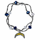 Sports Jewelry & Accessories NFL - Los Angeles Chargers Crystal Bead Bracelet JM Sports-7