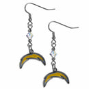 Sports Jewelry & Accessories NFL - Los Angeles Chargers Crystal Dangle Earrings JM Sports-7