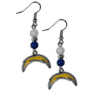 Sports Jewelry & Accessories NFL - Los Angeles Chargers Fan Bead Dangle Earrings JM Sports-7