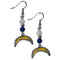 Sports Jewelry & Accessories NFL - Los Angeles Chargers Fan Bead Dangle Earrings JM Sports-7