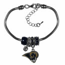 Sports Jewelry & Accessories NFL - Los Angeles Rams Euro Bead Bracelet JM Sports-7