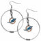 Sports Jewelry & Accessories NFL - Miami Dolphins 2 Inch Hoop Earrings JM Sports-7