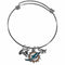 Sports Jewelry & Accessories NFL - Miami Dolphins Charm Bangle Bracelet JM Sports-7