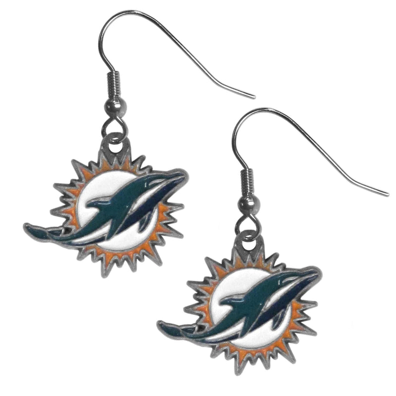 Sports Jewelry & Accessories NFL - Miami Dolphins Dangle Earrings JM Sports-7