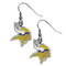Sports Jewelry & Accessories NFL - Minnesota Vikings Chrome Dangle Earrings JM Sports-7